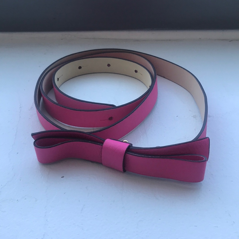 Hot pink Kate Spade belt
